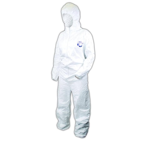 Tyvek 400 TY127SWH Coveralls With Attached Hood, L